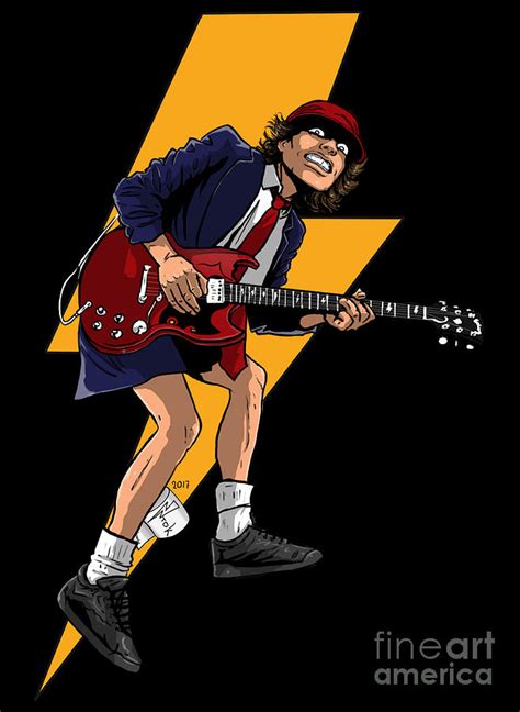 The Hard Rock Thunder Rock Music Art Drawing By E Ntok Fine Art America