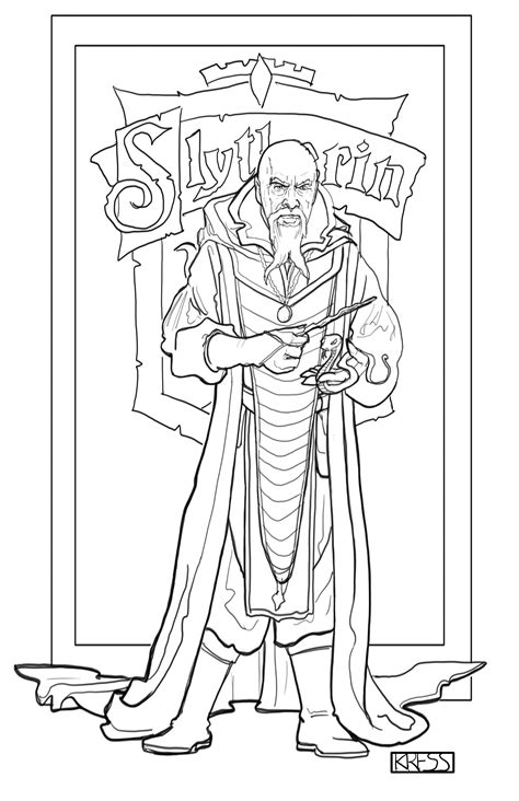 Slytherin Coloring Pages Free Coloring Pages For Kids And Adult