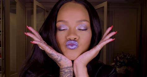 rihanna did a fenty beauty holiday makeup tutorial on youtube allure