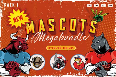 Vector Mascots Bundle 500 Designs Dealjumbo