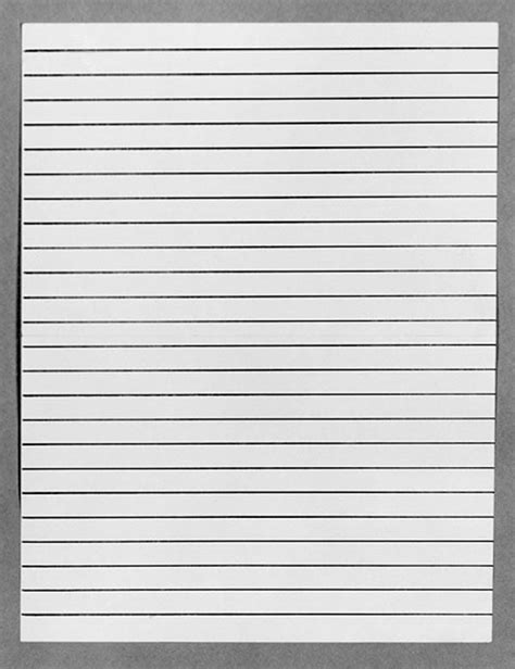Bold Line Letter Writing Paper 04375 Inch Line Spacing American