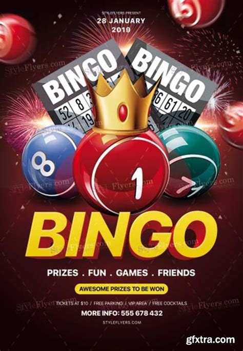 Bingo V1 2019 Psd Flyer Template Gfxtra