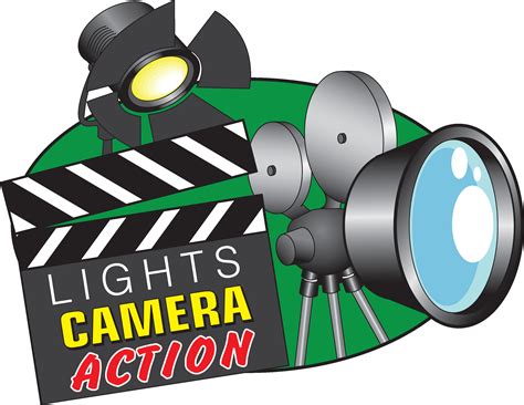 Lights Camera Action Clip Art Clipart Best