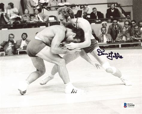 Dan Gable Signed Team Usa Olympics X Photo Beckett Coa Pristine Auction