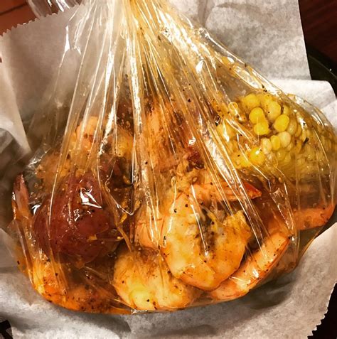 How i reheat my leftover shrimp boil in a bag from juicy seafood. Shrimp boil bag! - Yelp