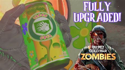 Speed Cola Fully Upgraded Tier 3 Gameplay Black Ops Cold War Zombies