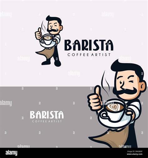 Barista Cafe Logo Stock Vector Image And Art Alamy