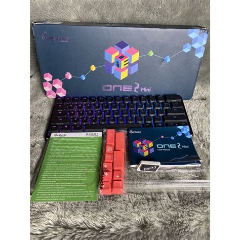 Jual Ducky One 2 Mini 60 RGB Mechanical Keyboard Cherry MX Blue Switch