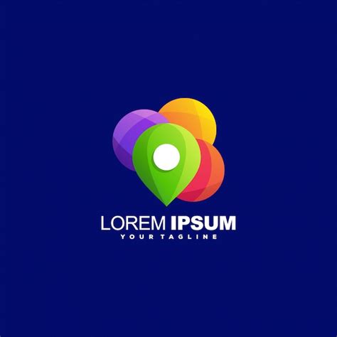 Premium Vector Awesome Pin Logo