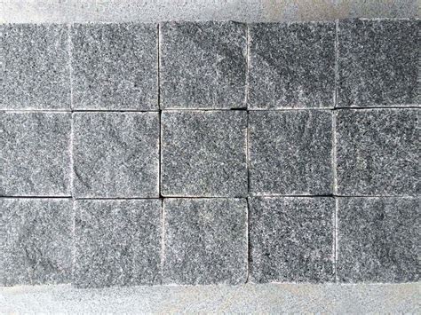 Cube Stone Landscaping Stones Grey Granite Cobblestone Pavers