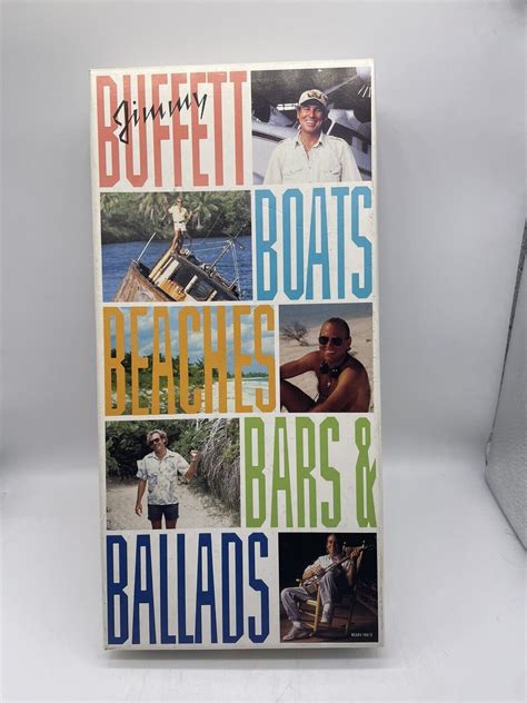 Jimmy Buffett Boats Beaches Bars And Ballads 4 Cd Box Set 1992 Parrothead