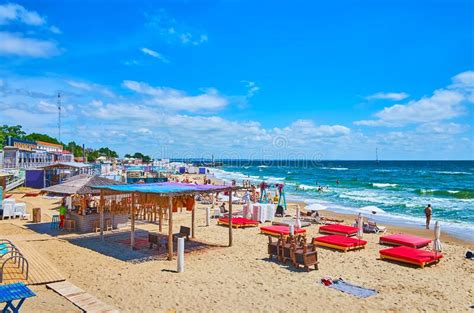 Otrada Is A Popular Beach In Odessa Editorial Stock Photo Image Of Coastline Naked