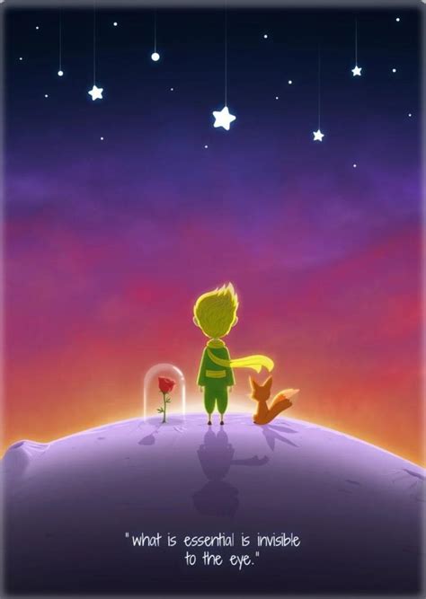 The Little Boy Is Looking At The Stars In The Sky While Standing On Top