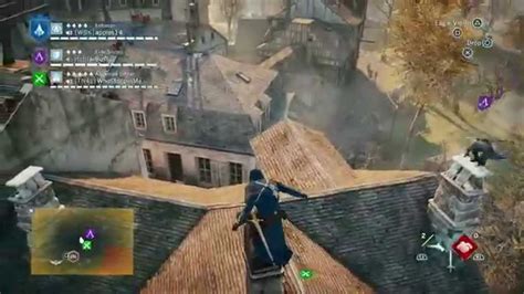 Assassin S Creed Unity Free Roam Co Op Parkour Youtube