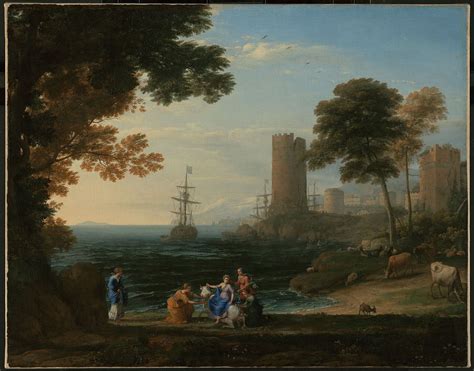 The Athenaeum Coast View With The Abduction Of Europa Claude Lorrain
