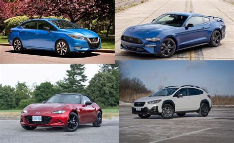 Manual Transmission Cars Top 10 Lowest Priced