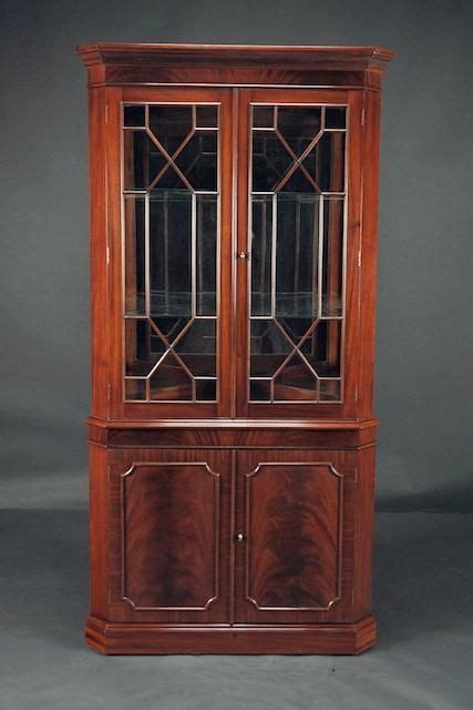 Traditional Corner China Cabinet Image To U