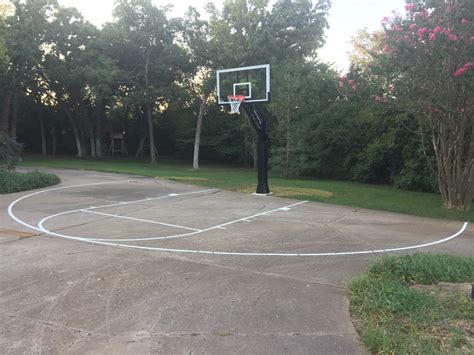 How To Paint Basketball Court Lines On Concrete Painting