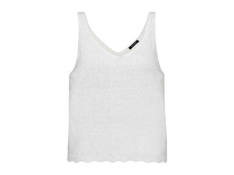 Camiseta De Tirantes Con Bajo Ondulado Para Mujer Lidl