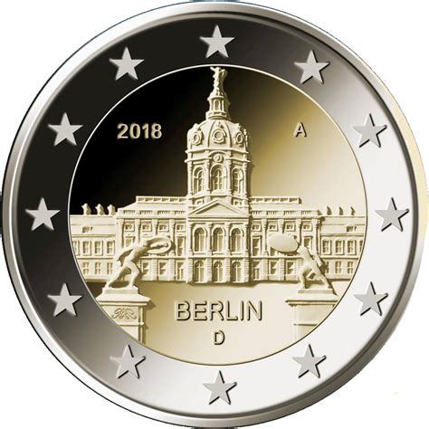 2 Euro Saksa 2018 Charlotenberg 1 Kpl Eurokolikot Eurocoins