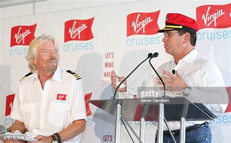 Sir Richard Branson Makes Announcement In Miami Photos And Premium High Res Pictures Getty Images