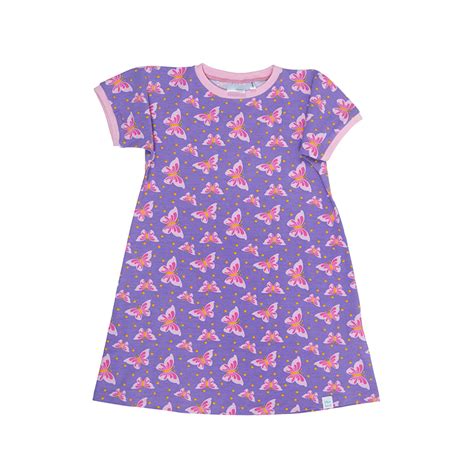 Bluebird Kidswear Summer Dress With Butterfly Print Clothes Short