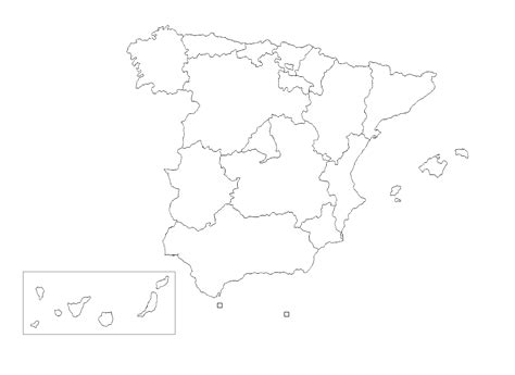 Mapa Mudo Politico Espana Images