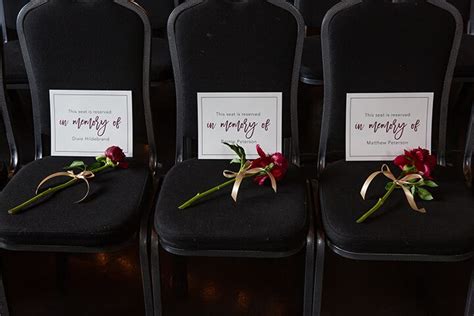 In Memory Ideas For Weddings How To Remember Lost Loved Ones On Wedding Day Dana Osborne