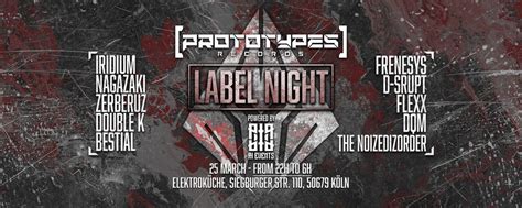 Prototypes Records Label Night By Ph Events Elektroküche Köln