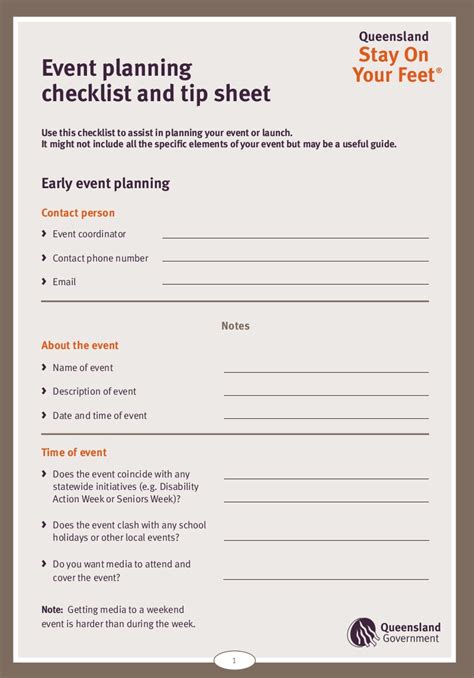 event planning checklist  examples format  examples