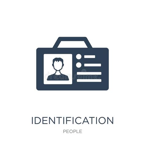 Identification Pass Icon On White Background Simple Element