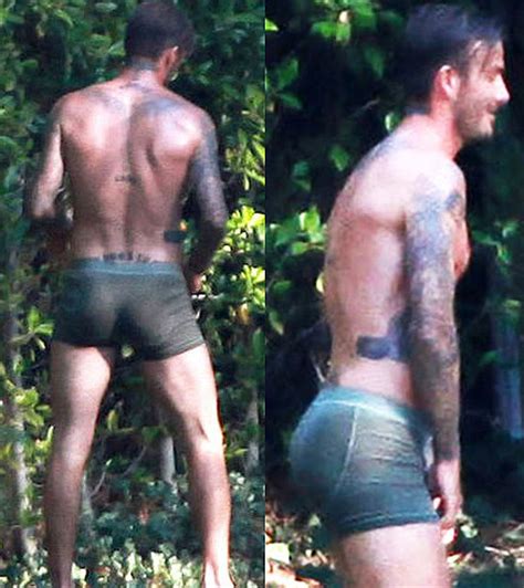 David Beckham Hot Athletes Body Bare Ass Naked Male Celebrities