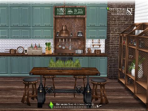 The Sims Resource Industrial Kitchen Extras