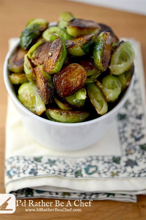 Unfortunately, to my brussels sprouts uninitiated self, they were, um, disgusting. Balsamic Honey Roasted Brussels Sprouts Recipe - I'd ...