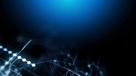 Blue Abstract Futuristic Technology Background Motion