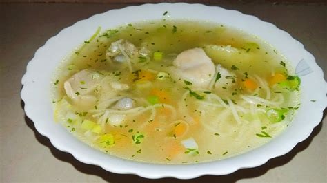 Sopa De Pollo F Cil Y Rica Youtube