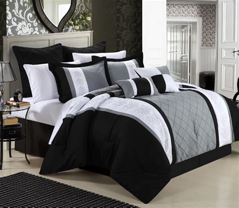 Chic Home Livingston 8 Pc Embroidered Comforter Set