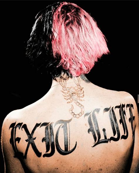 Exid Life Tattoo From Peep Lil Peep Hellboy Lil Peep Live Lil Peep