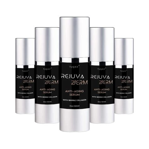 5 Pack Rejuvaderm Rejuva Derm Anti Aging Serum Beauty