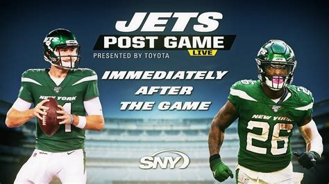 New York Jets Post Game Live New York Jets Sny Youtube
