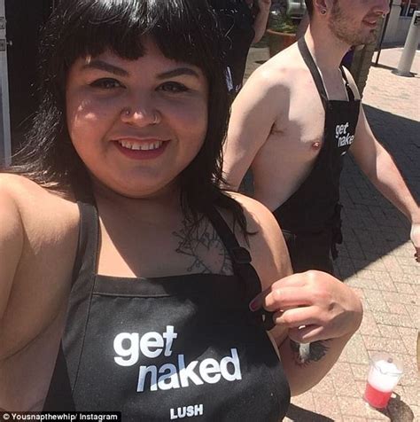 Lush Staff Show Up To Work Completely Naked In The Us Daily Mail Online