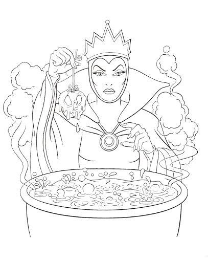 Evil Witch Coloring Pages At Free