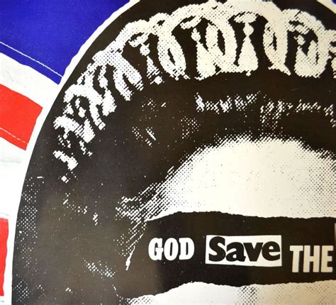 Sex Pistols Original God Save The Queen Promotional Poster At 1stdibs