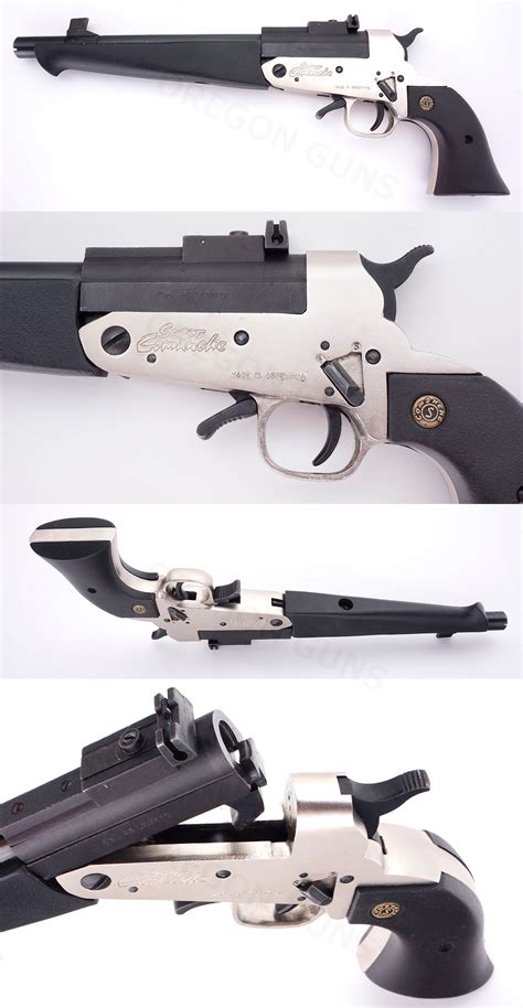 Super Comanche Single Shot Top Break Handgun 45 Lc410 Pistol Candr Ok Sn 204048 410 Ga For Sale