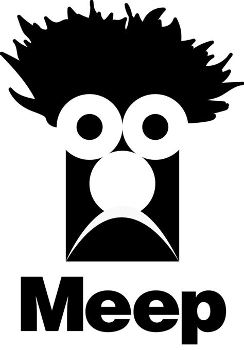 Muppet Character Meep Mashup With Jeep Logo For Vinyl Decal T Shirt