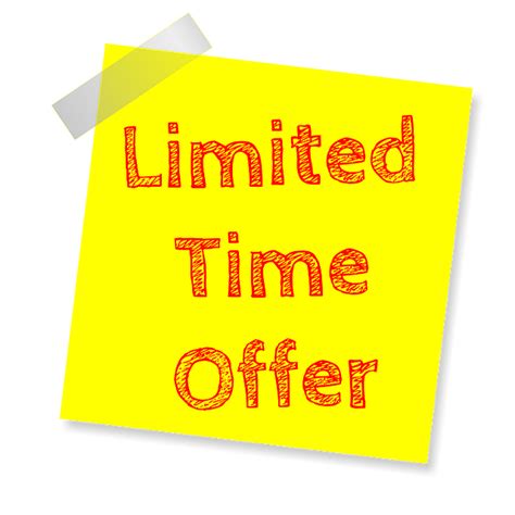 Limited Time Offer Deal Of The Day · Free Image On Pixabay