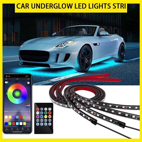 Auto Underglow Led Lights Strip Car Rgb Neon Underbody Flexible Light