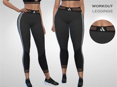 The Sims Resource Workout Leggings Set
