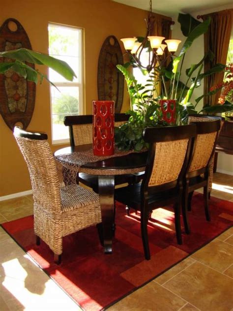 My dining room has two long narrow windows on the front of the house. 17 Tropical Dining Room Designs To Enjoy The View ...