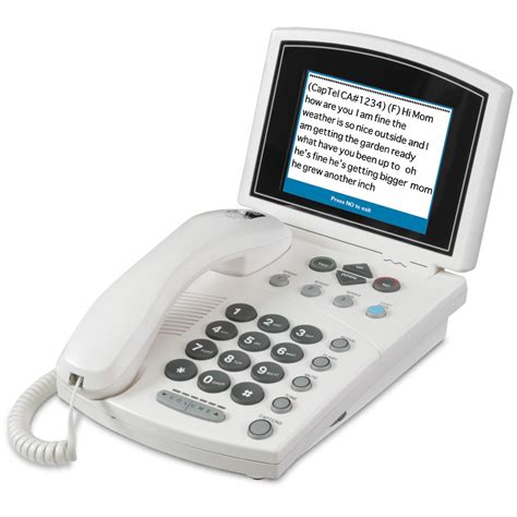 The Voice To Text Translating Telephone Hammacher Schlemmer